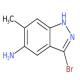 3-溴-6-甲基-1H-吲唑-5-胺-CAS:1000343-43-0